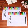 DOITOOL Erasable Whiteboard Music Staff Writable Music Teaching Practice Board