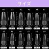 Fingooo Nail Tips, Clear, 240 Pieces, Long, Ultra Thin, Clear,