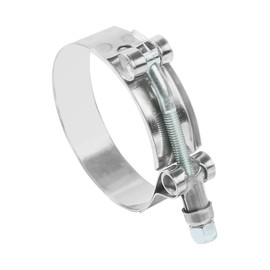 Flaconi Motorcycle Exhaust Clamps, Joint Bolt Clamp, Stainless Steel, Joint Bolt Clamps for Secure Pipe Connections, Super Clamps, Heavy Exhaust System, Supra T Bolt for Motorcycle (56-59 mm)