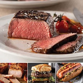 Omaha Steaks Steakhouse Favorites Package (4x Top Sirloins, 4x Pork Chops, 4x Chicken Breasts, 4x Scalloped Potatoes, 1 jar Omaha Steak Seasoning)
