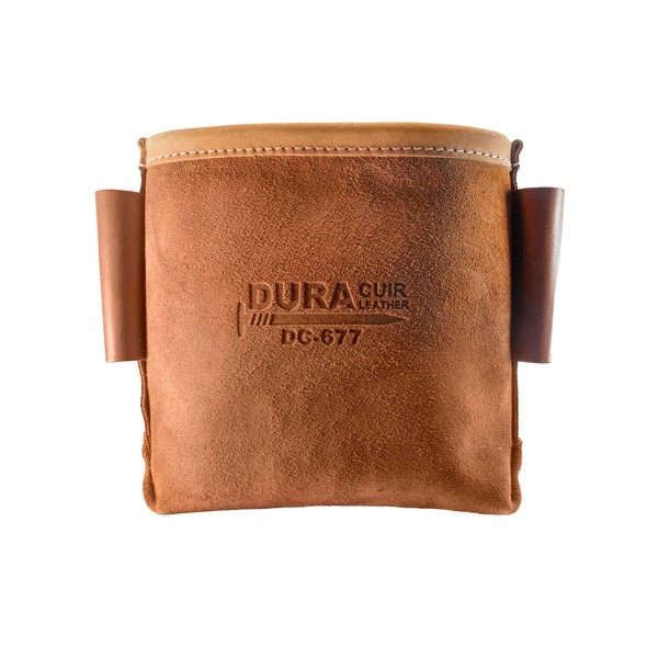 DuraCuir Leather Bolt Bag, Model DC-677, Iron Worker Tool Pouch,