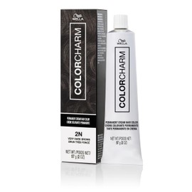 COLORCHARM Permanent Cream Hair Color, 2N Very Dark Brown, 2 oz.