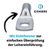 Cembre A3-M8 Tube Cable Lug 16 mm² M8 Uninsulated Tin-Plated