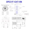 BOJACK Bathroom Vent Exhaust Fan Motor Replacement Electric Motors Kit