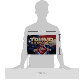 Ornament Collection 47th President Flag Trump Car Flags Bandera para Carros Window Clip Pole Mount Kit President 47 Auto Decor MAGA Decorations Make America Great Again Republican Gift Made in USA