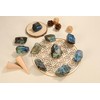 Top Plaza Top Plaza 2Pcs Natural Raw Labradorite Crystal Rock