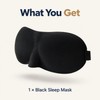 3D Contoured Sleep Mask – Light-Blocking Eye Mask for Sleeping
