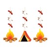 Creative Converting Camping String Drapes Decorations Hanging Cutouts, Multicolor