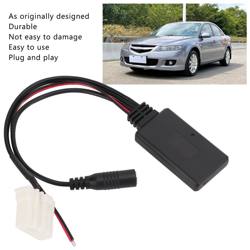 Car Audios AUX Wire ABS MP3 Input Adapter Replacement for