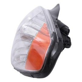 RudiUsoy Halogen Headlights, Front Left Side Headlamp for 2006-2011 Hyundai Accent, OEM 921011E010 921021E010 (Driver Side)