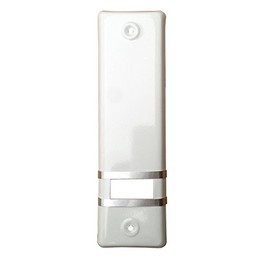 1 x roller shutter belt cover, belt winder cover, white, 185 mm, without belt removal