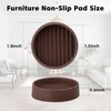 Rubber Furniture Pads Non Slips Furniture Casters Cup Chair Leg