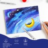 GETHPEN Silver Gel Pens 3-Pack - 0.6/0.8/1.0mm Fine Point Opaque
