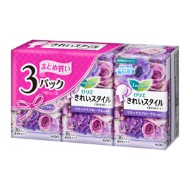 Laurier Clean Style Rolling Sheets, Relaxing Floral Scent, 36 Count x 3 Pack