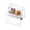 PATIKIL 40x60x6mm Acrylic Photo Frame Magnetic Photo Frame Display Double
