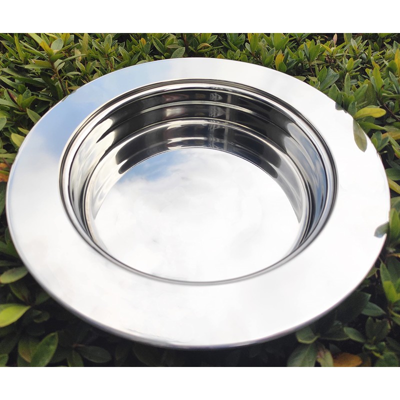 Polished Stainless Steel Communion Tray Plate for Churches,Stackable Communion Bread