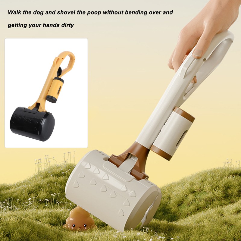 Pet Pooper Scooper Multipurpose Lightweight Portable Long Handle Dog Pooper