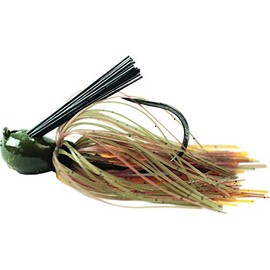 Missile Baits Ike's Mini Flip Jig by Missile Jigs - Downsized Flipping and Casting Jig for Bass Fishing - 1 Jig Per Pack, Bamer Craw, 1/2 Ounce