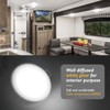 12V Recessed LED Lights-3.5” Ceiling Light with Spring Clips-RV Interior