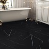 WESTICK 20 PCS Black Marble Peel and Stick Floor Tile