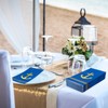 FYSUIMU 50 Pcs Blue Nautical Guest Napkins Gold Foil Anchor
