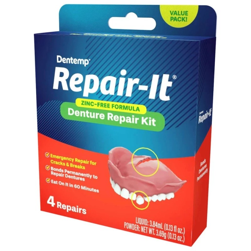 Dentemp Repair Kit - Repair-It Advanced Formula Denture Repair Kit