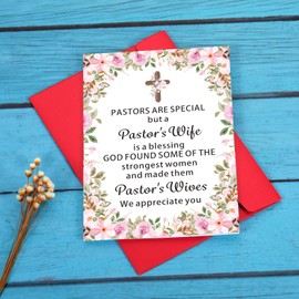 Pastor Wife Appreciation Gifts, Pastor Appreciation Cards, Christmas Stocking Stuffers, Gifts for Pastor Appreciation, Thank You Card Gifts for Pastors Wife, Pastor Gifts for Women, Religious Gifts