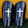 Cross Shin Pads - Color: Black Mini