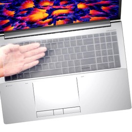 Keyboard Cover for HP ZBook Firefly 16 G9 G10, ZBook Fury 16 G9 G10 G11, ZBook Fury 15 G8, ZBook Firefly 15 G8 Laptop Keyboard Skin-Clear