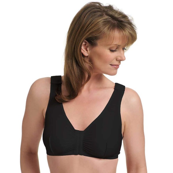 MediChoice Wireless Surgical Bra, Adjustable Strap Front Closure Post Surgery