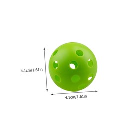 KOMBIUDA 24Pcs Golfing Practice Balls Sports Balls Plaything Hollow Design for Balanced Swing for All Ages and Skill Levels Bright Colors for Low Light Conditions