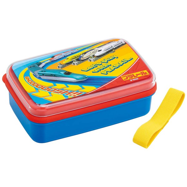 Skater SSL4 Plarail Lunch Box, Seal Lid, Chopsticks with Belt, 13.8 fl oz (20 ml), 13.8 fl oz (380 ml)