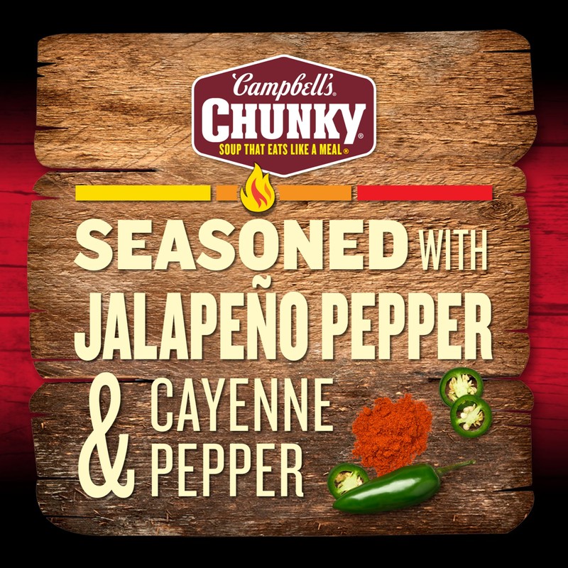 Campbell's Chunky Soup, Spicy Sirloin Burger Soup, 18.8 oz Can