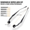 RigidWire 1 Pair Front Windshield Wiper Arm Kit Noiseless Rust