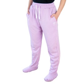 Cozy Toes - Adult Footed Sweatpants with Sherpa Fleece Lined Feet, Extremely Soft and Warm Footing (Lilac Purple, XX-Large)