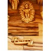 Olive Wood Nativity Set with Figurines | The Jerusalem Gift