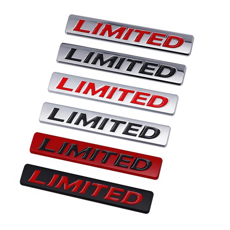 2X Limited Logo 3D Decal Sticker Badge Metal Fits for