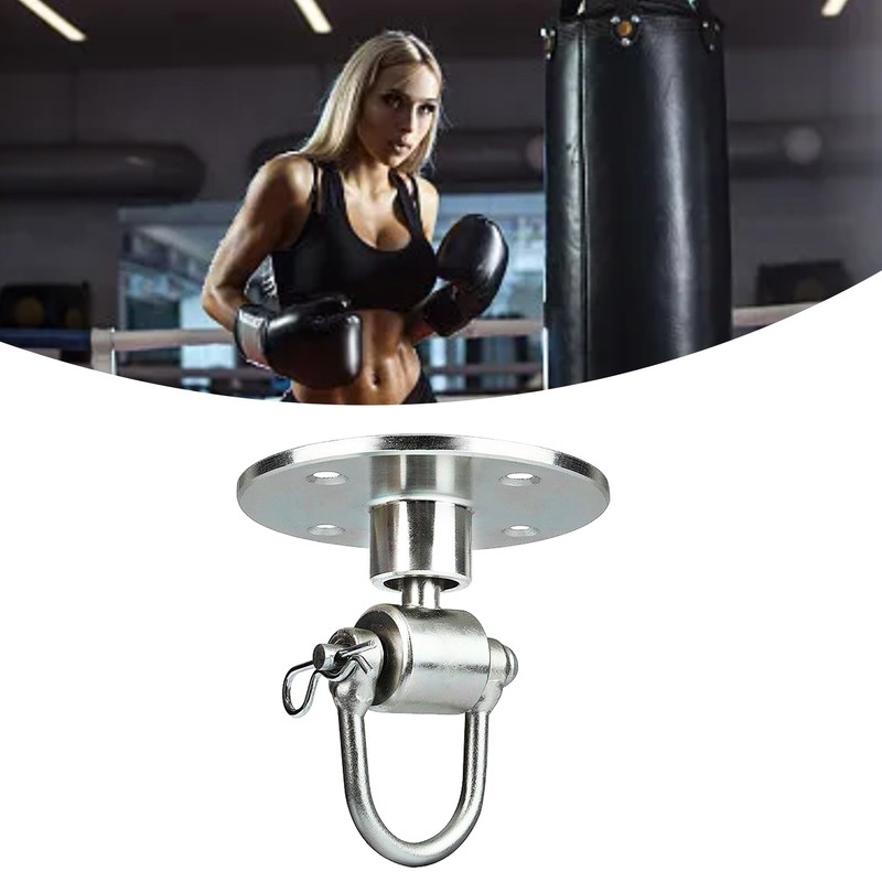 Punching Bag Mount Hanger Iron Mount Hook Swivel Easy Installation