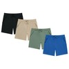 STITCH & STONE Boys’ 4-Pack French Terry Shorts – Soft