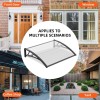 GUANSU-CN 32"x 60" Window Awning Door Canopy Outdoor Polycarbonate Hollow