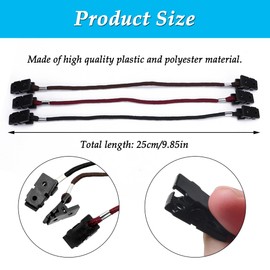 CHENNAN Pack of 3 Hat Retainer Clip, Hat Holder Clips, Cap Retainer Clip, Safety Windproof Retainer Clip, Hat Clip, Suitable for Fishing, Golf, Sailing, Boating, Climbing, Travel (A)