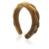 Dresyu Braided Headbands Velvet Headband for Women Soft Twisted Hair