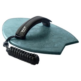 WAW! Body Surfing Handplane & Sunscreen Bundle, Earth Green