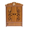 CrazyInk Wooden Readymade Wall Hanging Puja Temple for Home God