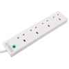 PRO ELEC PRO ELEC PL09211 4 Gang Surge Protected Extension