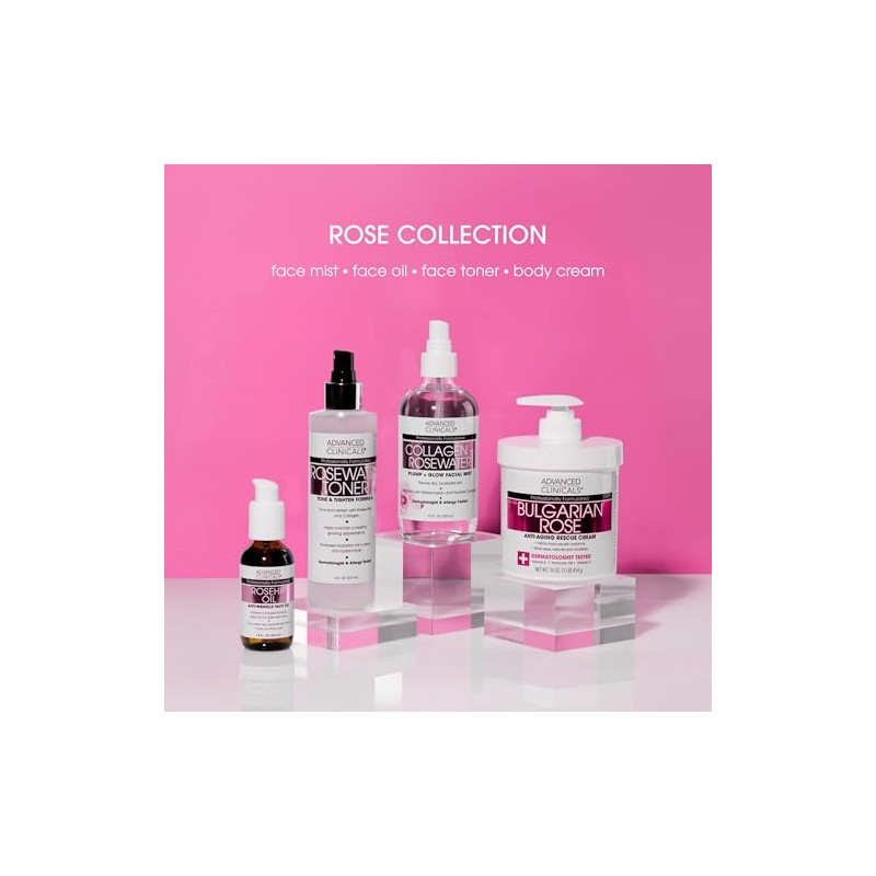 Advanced Clinicals Rosehip Oil Anti-wrinkle Face Oil with Vitamin C