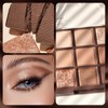 Matte & Shimmer Eyeshadow Palette - 9 Earth Tone Colors
