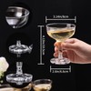 ZOMUIA 30 Pack Acrylic Plastic Champagne Coupe Glasses for Party