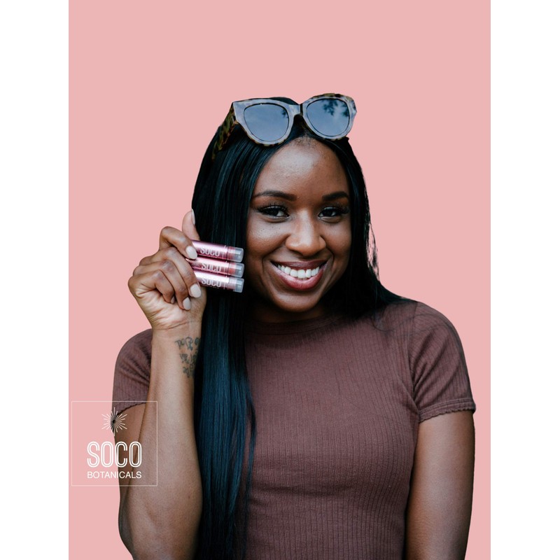 SOCO Botanicals Organic Tinted Lip Balms (Rose Berry)