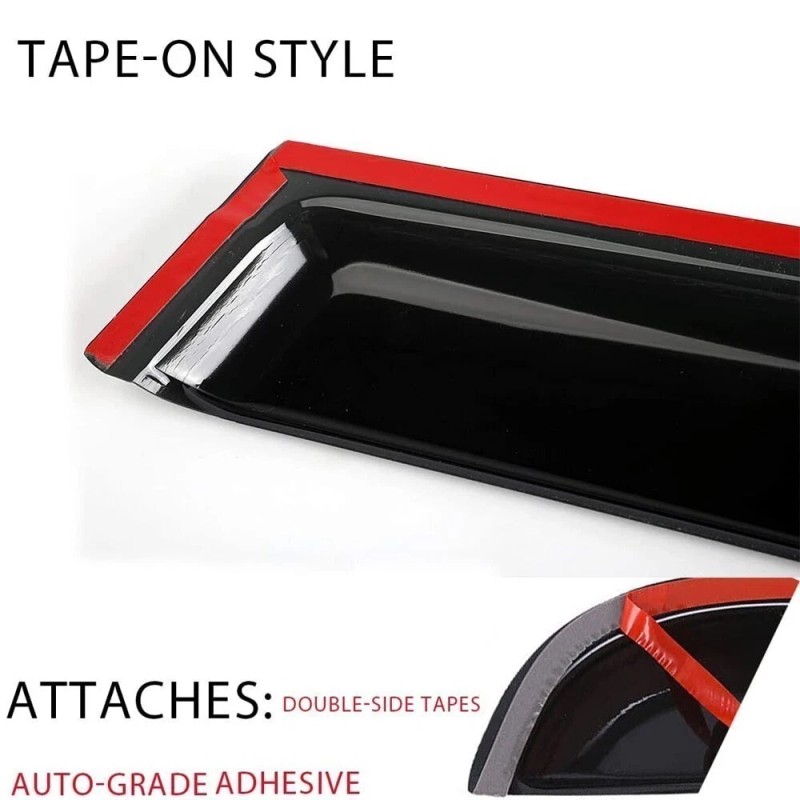 Gearzaar For 2015-2020 Escalade ESV GMC Yukon XL Window Visors